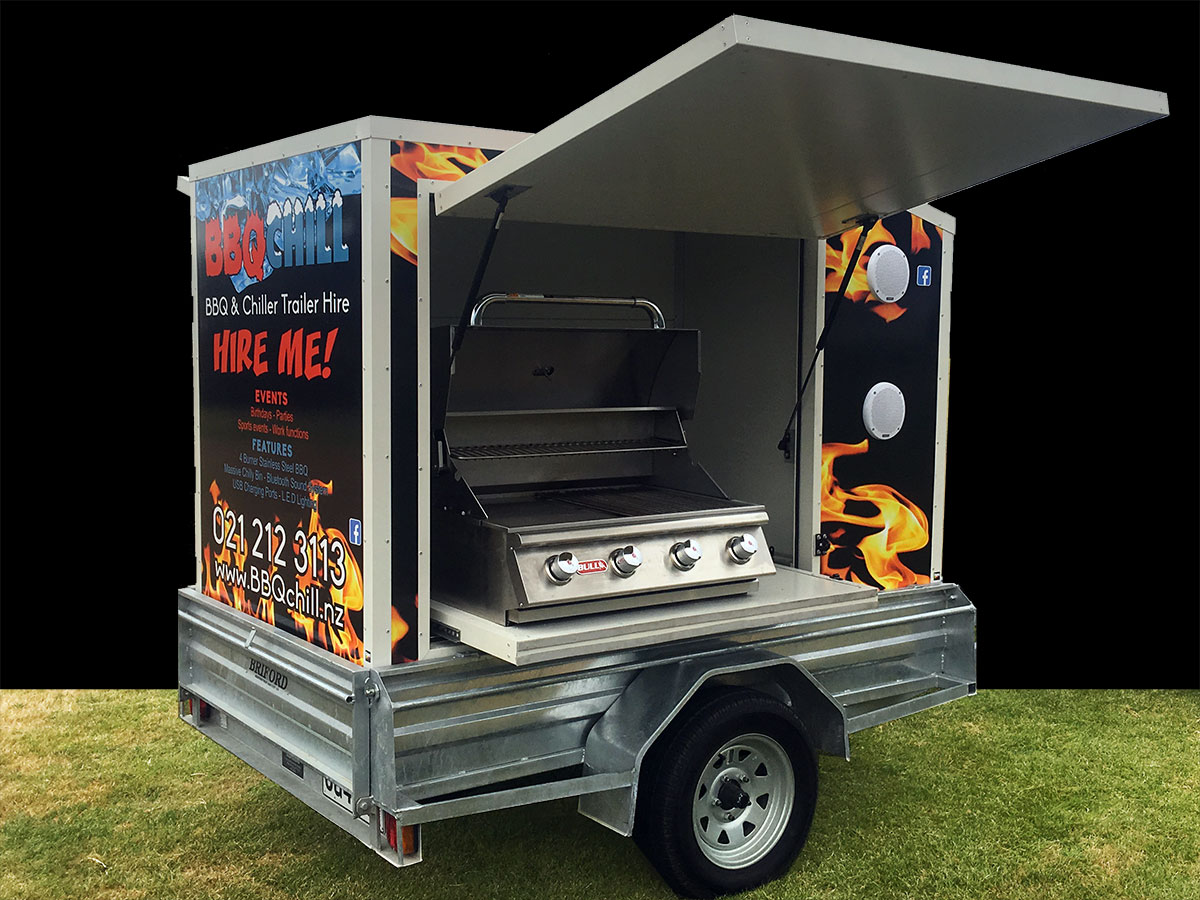 BBQ & Chiller Trailer for your party